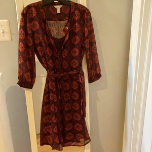 Medallion print dress